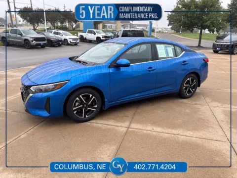 Blue 2025 Nissan Sentra SV for sale in Columbus, NE