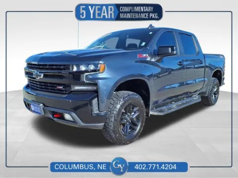 Gray 2021 Chevrolet Silverado 1500 LT Trail Boss for sale in Columbus, NE