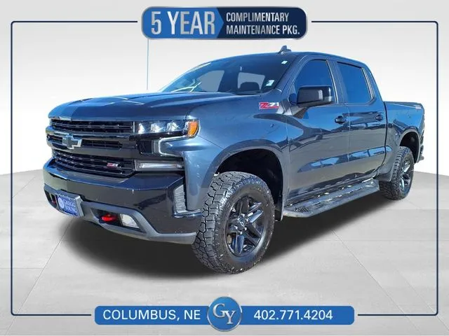 Gray 2021 Chevrolet Silverado 1500 LT Trail Boss for sale in Columbus, NE