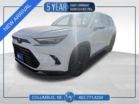White 2024 Toyota Grand Highlander Platinum for sale in Columbus, NE