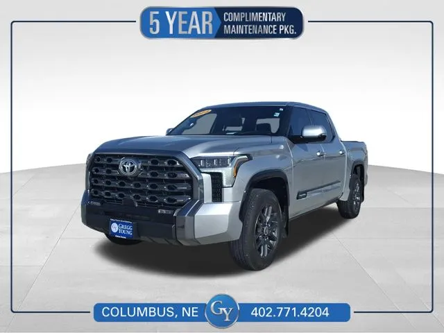 Silver 2024 Toyota Tundra Platinum for sale in Columbus, NE
