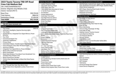 Photos of 2023 Toyota Tacoma for sale in Columbus, NE at Gregg Young Toyota of Columbus