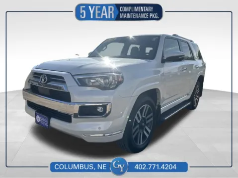 White 2021 Toyota 4Runner Limited for sale in Columbus, NE