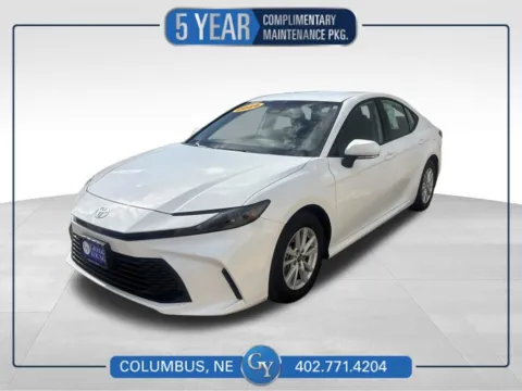 White 2026 Toyota Camry LE for sale in Columbus, NE