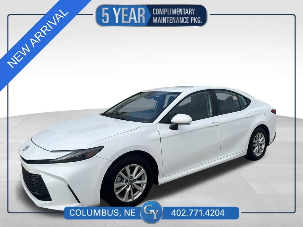White 2026 Toyota Camry LE for sale in Columbus, NE