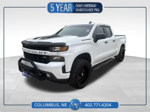 White 2020 Chevrolet Silverado 1500 Custom for sale in Columbus, NE