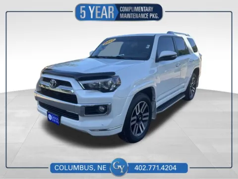 White 2017 Toyota 4Runner Limited for sale in Columbus, NE