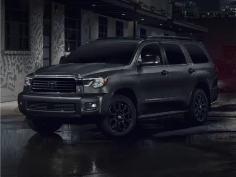 Black 2021 Toyota Sequoia Nightshade for sale in Columbus, NE