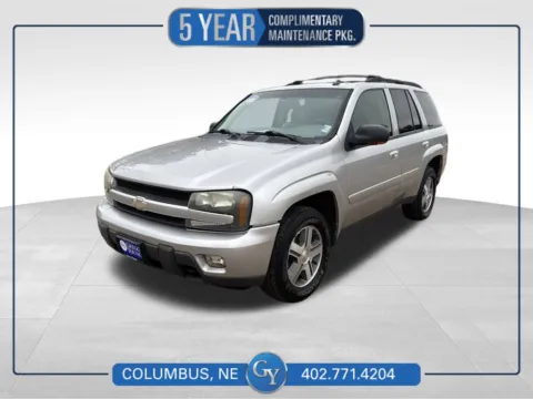 Silver 2005 Chevrolet TrailBlazer LT for sale in Columbus, NE
