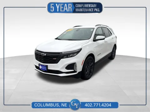 White 2024 Chevrolet Equinox RS for sale in Columbus, NE