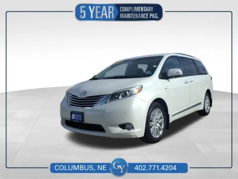 Red 2017 Toyota Sienna Limited Premium for sale in Columbus, NE