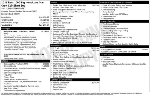 Photos of 2019 Ram 1500 Big Horn/Lone Star for sale in Columbus, NE at Gregg Young Toyota of Columbus