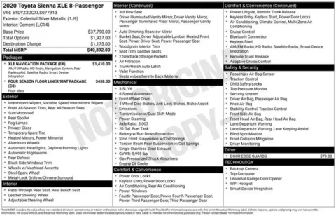 Photos of 2020 Toyota Sienna XLE for sale in Columbus, NE at Gregg Young Toyota of Columbus