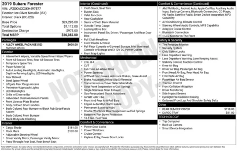 Photos of 2019 Subaru Forester for sale in Columbus, NE at Gregg Young Toyota of Columbus