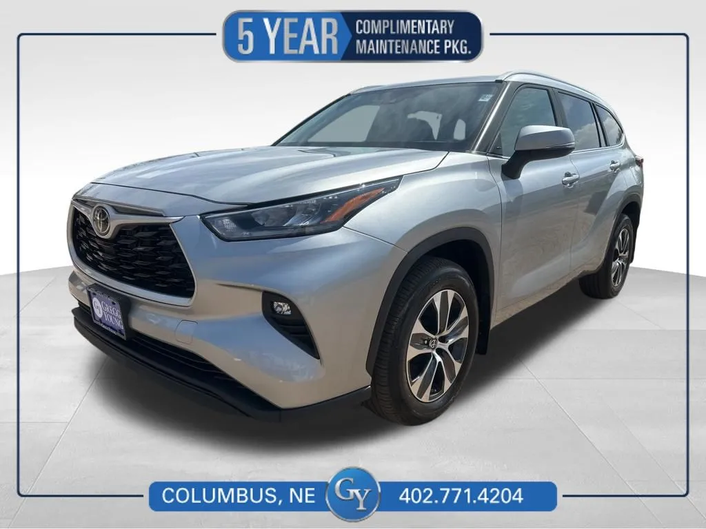 Silver 2023 Toyota Highlander L for sale in Columbus, NE
