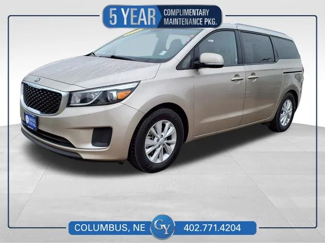Beige 2016 Kia Sedona LX for sale in Columbus, NE