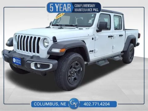 White 2023 Jeep Gladiator Sport for sale in Columbus, NE