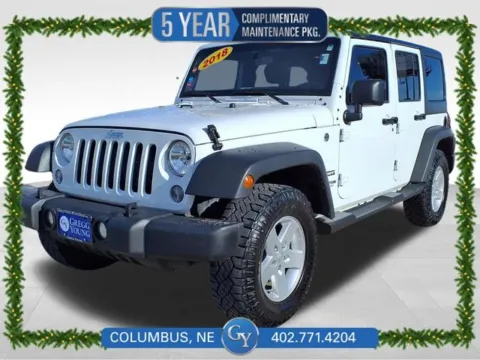 White 2018 Jeep Wrangler JK Unlimited Sport for sale in Columbus, NE