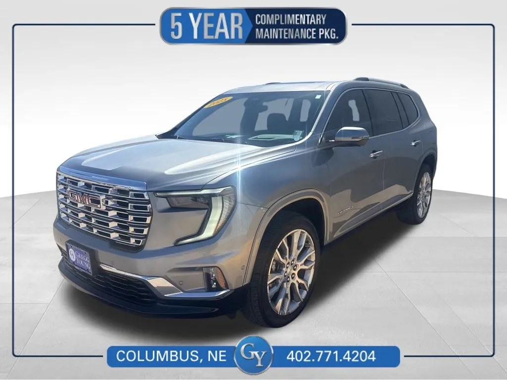 Gray 2025 GMC Acadia Denali for sale in Columbus, NE