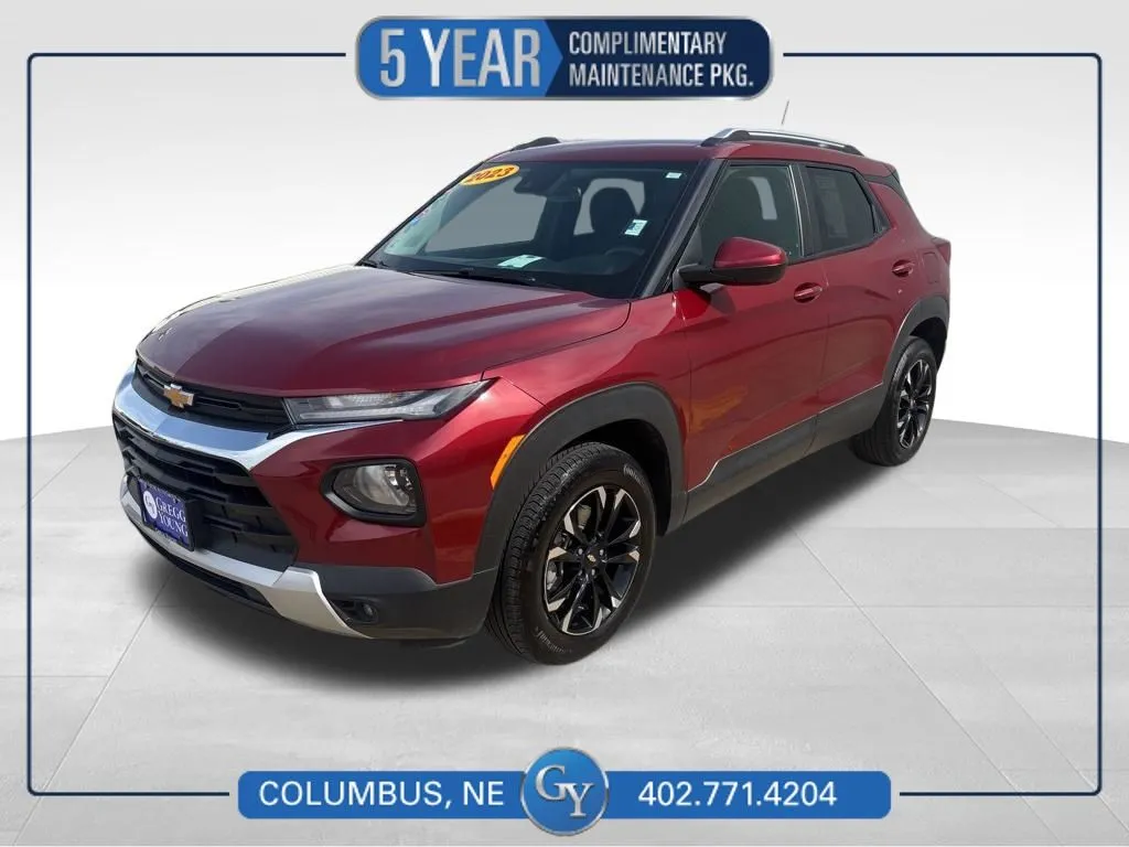 Red 2023 Chevrolet TrailBlazer LT for sale in Columbus, NE
