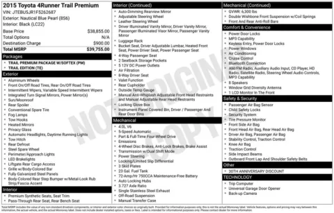 Photos of 2015 Toyota 4Runner Trail Premium for sale in Columbus, NE at Gregg Young Toyota of Columbus