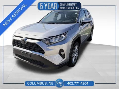 Silver 2021 Toyota RAV4 XLE Premium for sale in Columbus, NE