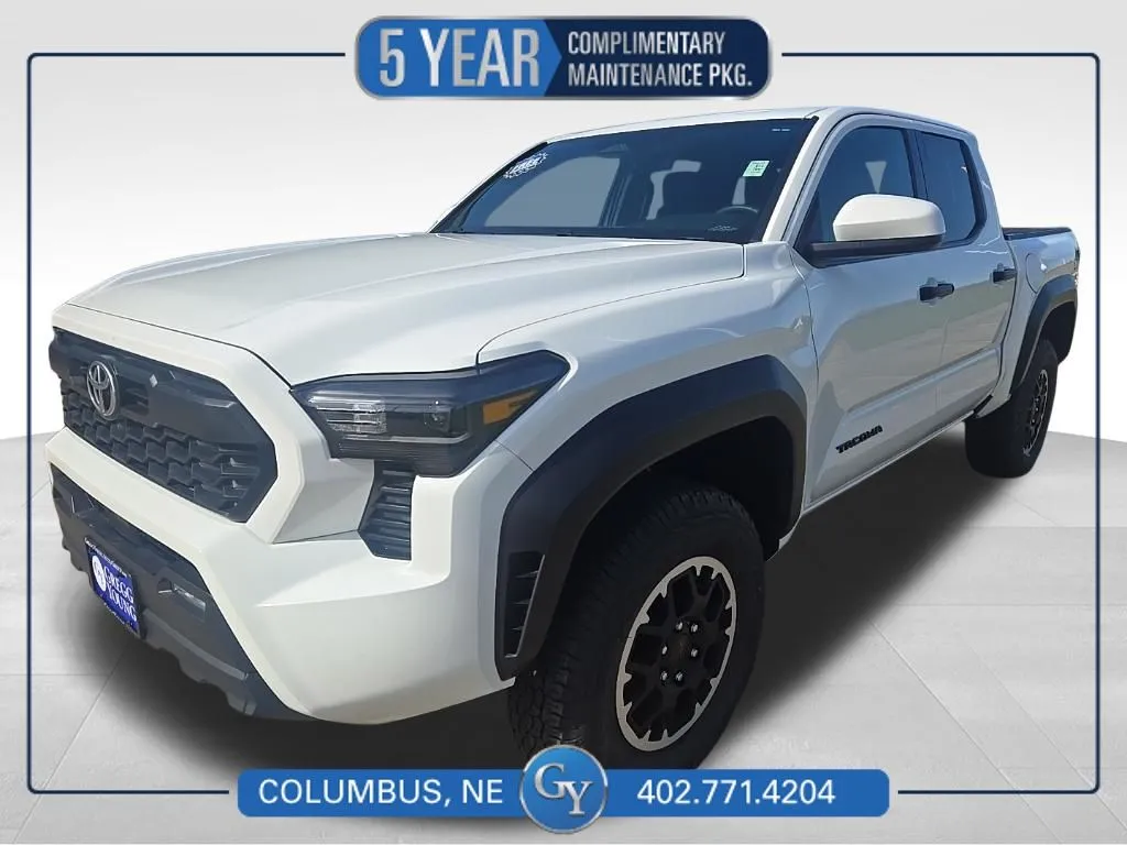 White 2025 Toyota Tacoma TRD Off-Road for sale in Columbus, NE
