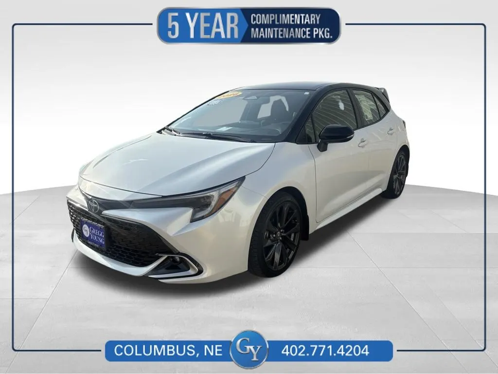 Black 2026 Toyota Corolla Hatchback XSE for sale in Columbus, NE