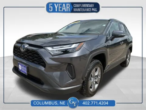 Gray 2024 Toyota RAV4 Hybrid LE for sale in Columbus, NE