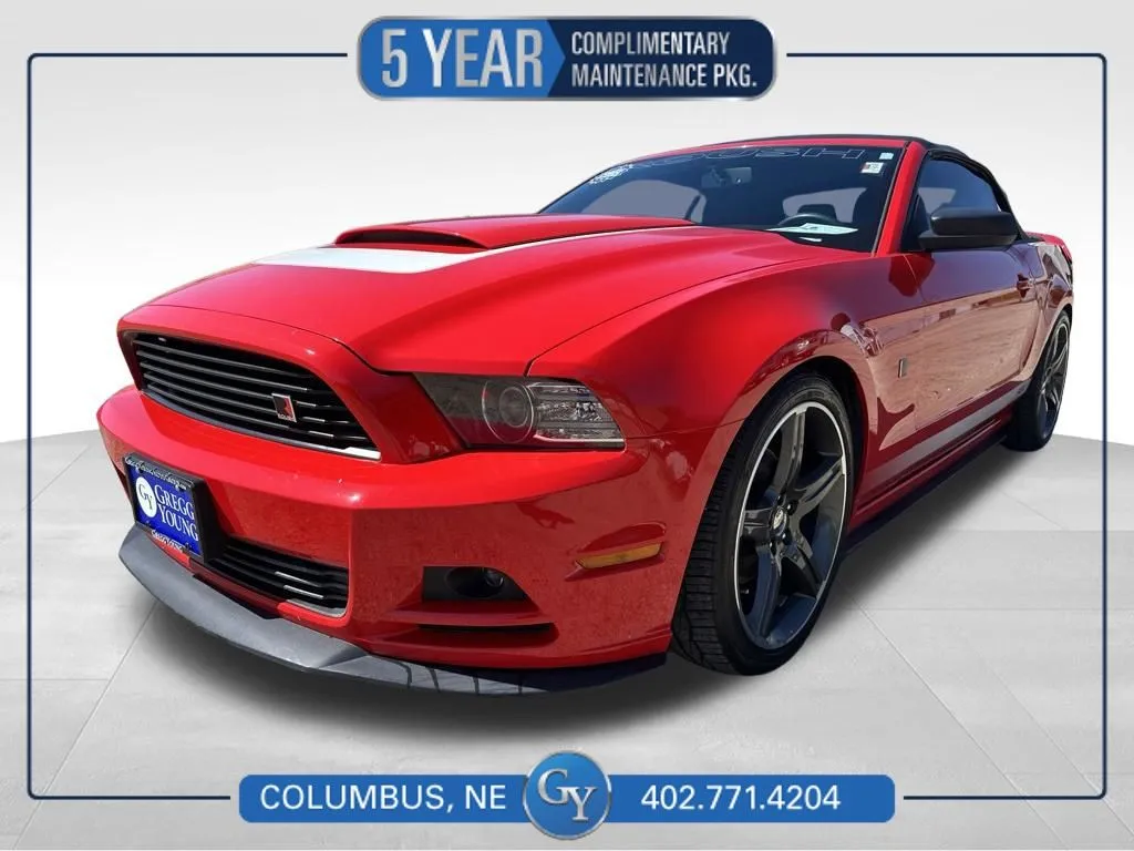 Red 2014 Ford Mustang V6 for sale in Columbus, NE