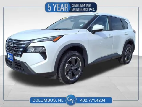 White 2024 Nissan Rogue SV for sale in Columbus, NE