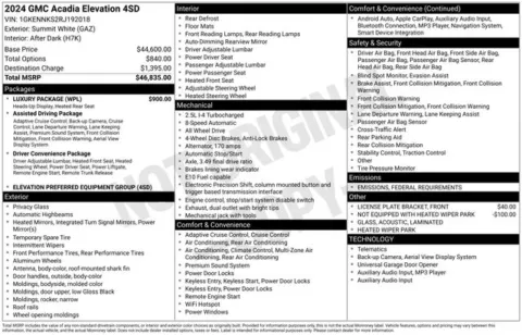 Photos of 2024 GMC Acadia Elevation for sale in Columbus, NE at Gregg Young Toyota of Columbus