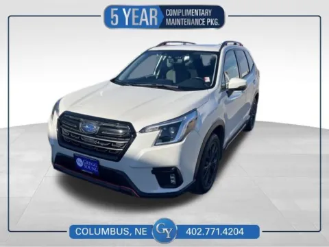 White 2023 Subaru Forester Sport for sale in Columbus, NE