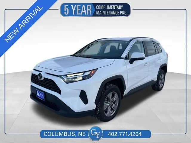 White 2022 Toyota RAV4 XLE for sale in Columbus, NE