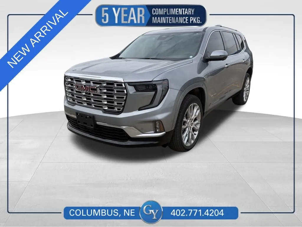 Gray 2025 GMC Acadia Denali for sale in Columbus, NE