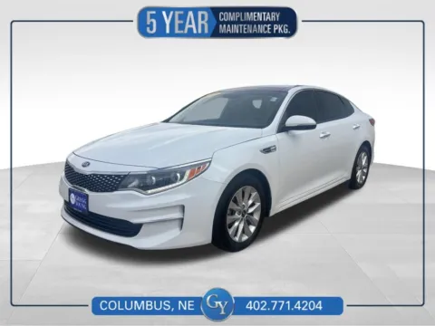 White 2017 Kia Optima EX for sale in Columbus, NE