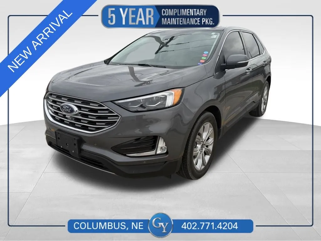 Gray 2022 Ford Edge Titanium for sale in Columbus, NE