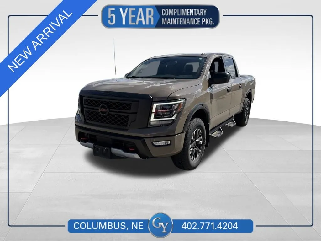 Beige 2021 Nissan Titan PRO-4X for sale in Columbus, NE