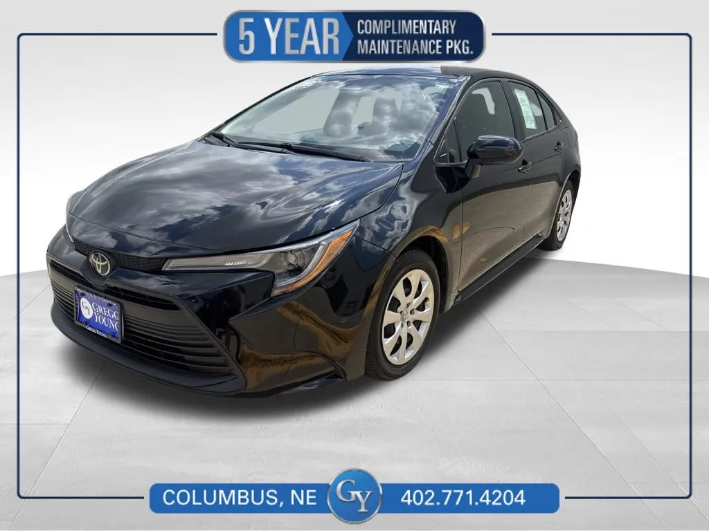 Black 2025 Toyota Corolla LE for sale in Columbus, NE