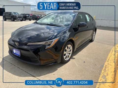 Black 2025 Toyota Corolla LE for sale in Columbus, NE