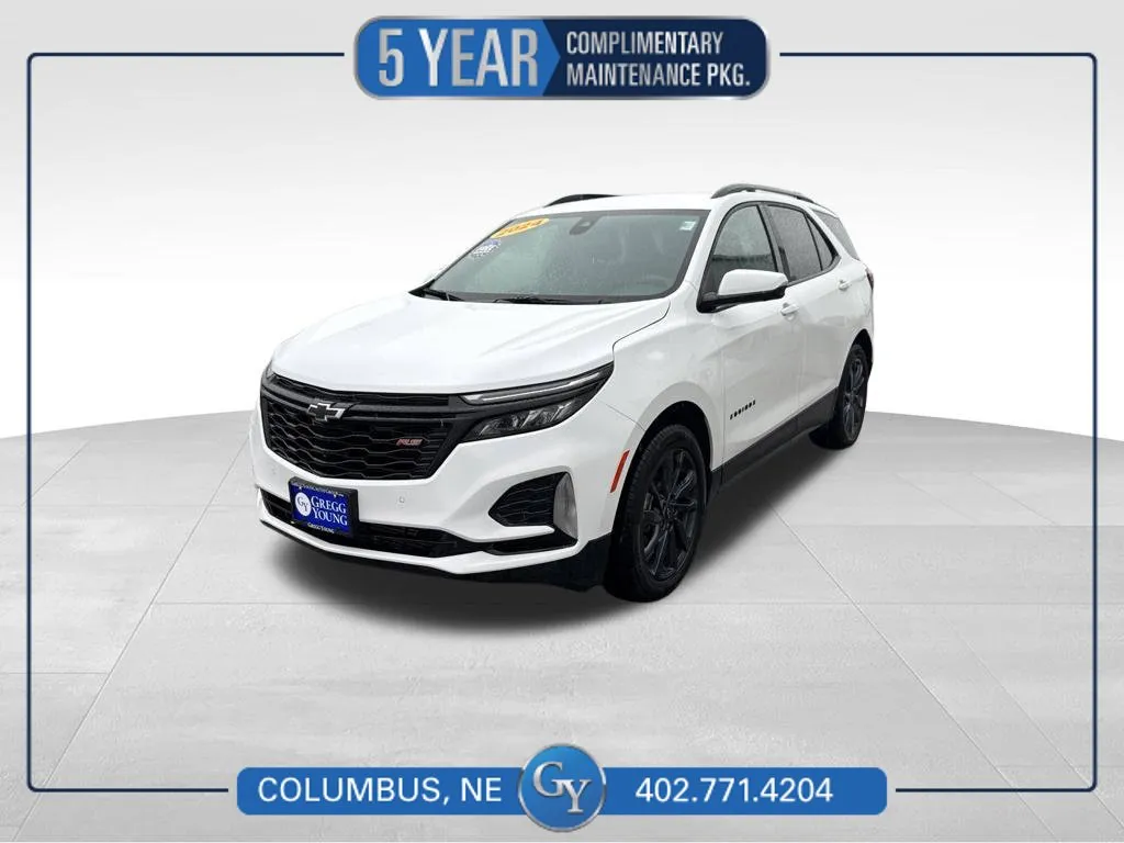 White 2024 Chevrolet Equinox RS for sale in Columbus, NE