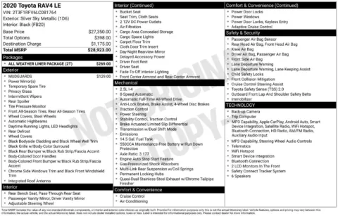 Photos of 2020 Toyota RAV4 LE for sale in Columbus, NE at Gregg Young Toyota of Columbus
