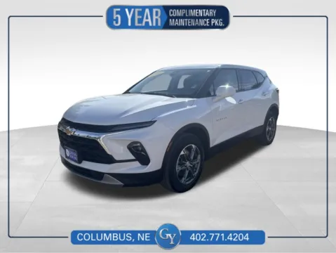 White 2025 Chevrolet Blazer LT for sale in Columbus, NE