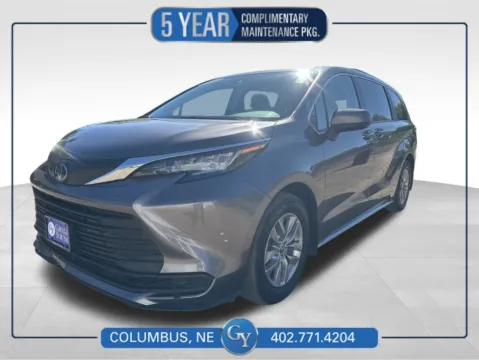 Gray 2022 Toyota Sienna LE for sale in Columbus, NE