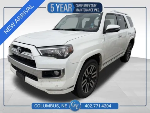 White 2016 Toyota 4Runner Limited for sale in Columbus, NE