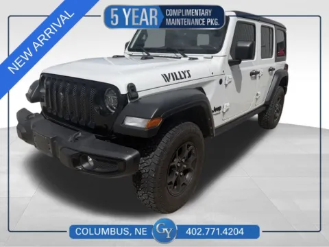 White 2022 Jeep Wrangler Unlimited Willys for sale in Columbus, NE