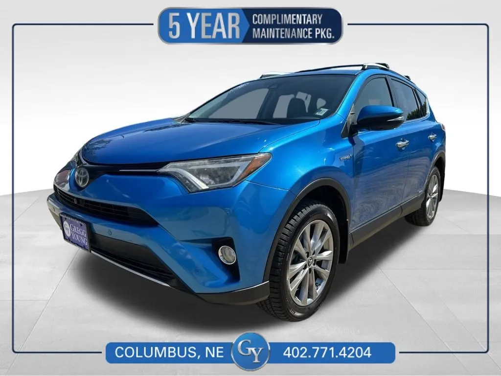 Green 2016 Toyota RAV4 Hybrid Limited for sale in Columbus, NE