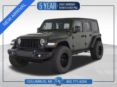 Green 2024 Jeep Wrangler Willys 4xe for sale in Columbus, NE
