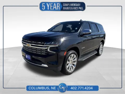 Black 2021 Chevrolet Tahoe Premier for sale in Columbus, NE