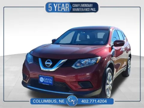 Red 2015 Nissan Rogue S for sale in Columbus, NE